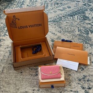NWT Louis Vuitton Rosalie Coin Purse in Tender Bliss